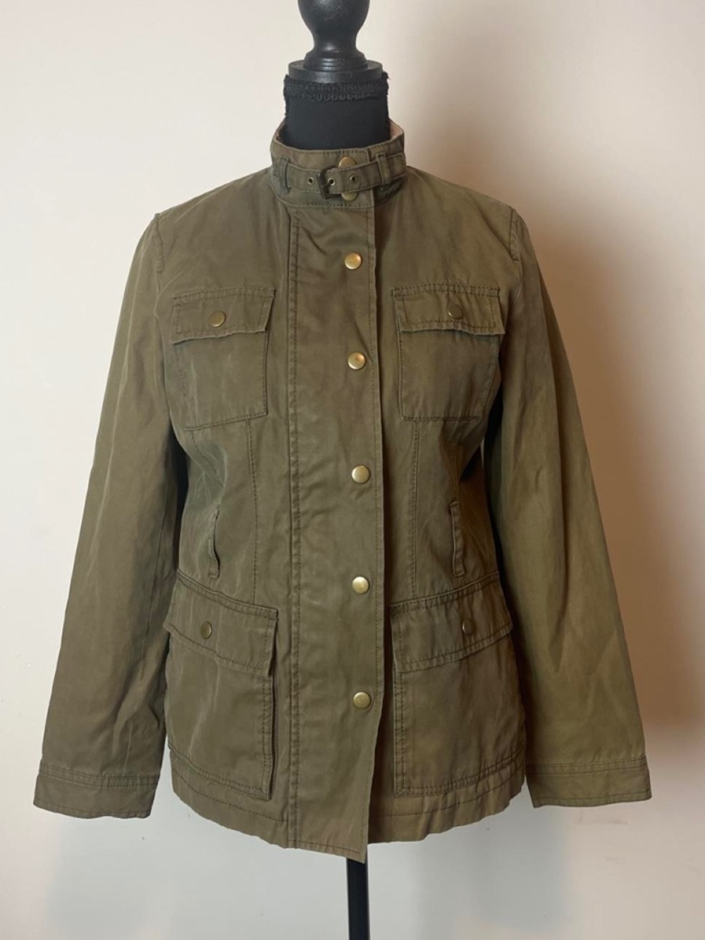 Banana Republic Women's Khaki and Green Jacket